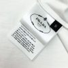 日本未入荷プラダ コピー コントラストトライアングル ロゴ コットンTシャツ ホワイト puz08445 - 画像 (6)