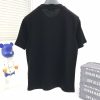 大人気!!新色プラダ スーパーコピー コントラストトライアングル ロゴ コットンTシャツ ブラック pue73875 - 画像 (2)