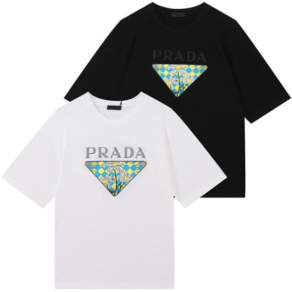 可愛いプラダ ロゴ コットンTシャツ スーパーコピー pux60442 - 画像 (6)