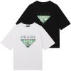 定番プラダ ロゴ コットンTシャツ 偽物 pub13693 - 画像 (5)