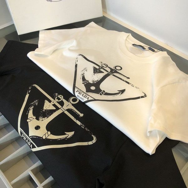 人気急上昇プラダ ロゴ コットンTシャツ コピー pur10999 - 画像 (9)