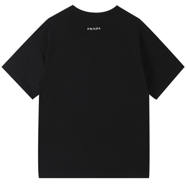 定番プラダ ミラノロゴ コットンTシャツ 偽物 puj82177 - 画像 (2)