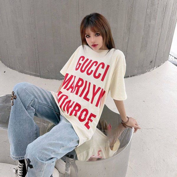 日本未入荷グッチ コットン Tシャツ スーパーコピー guv11503 - 画像 (4)