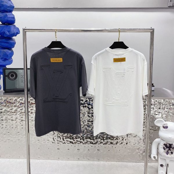 目を惹くカラー ルイ ヴィトン Tシャツ コピー クルーネック 人気 2色 1AA80F - 画像 (2)