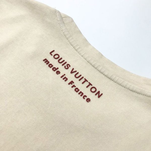 大人気！ルイヴィトン スーパーコピー エンボスLV Tシャツ vub81668 - 画像 (4)