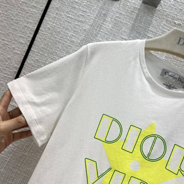 最安値挑戦ディオール VIBE Tシャツ 偽物 コットンジャージー & リネン dei13685 - 画像 (4)