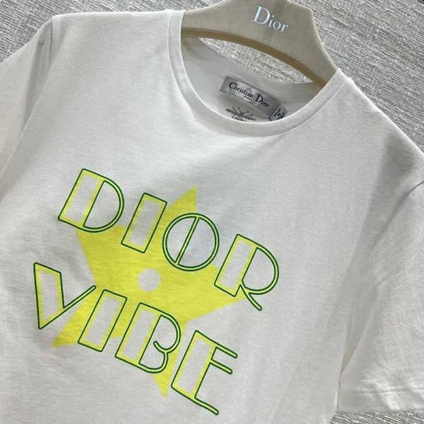最安値挑戦ディオール VIBE Tシャツ 偽物 コットンジャージー & リネン dei13685 - 画像 (5)