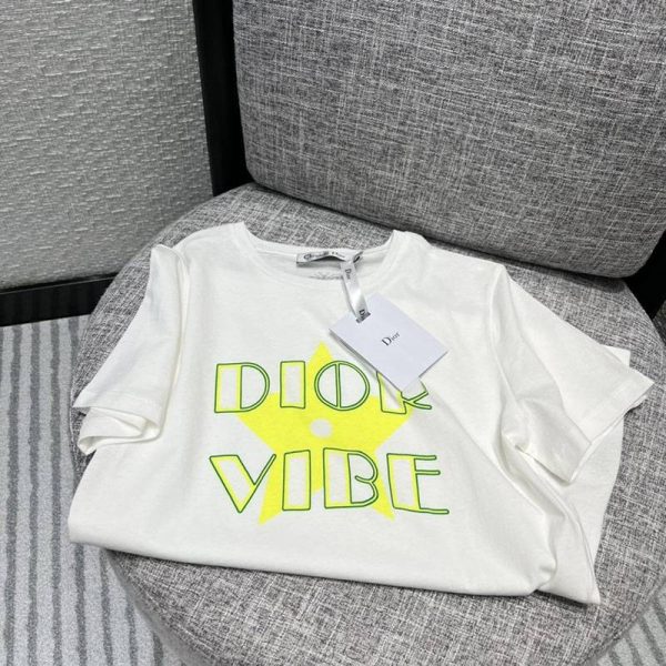最安値挑戦ディオール VIBE Tシャツ 偽物 コットンジャージー & リネン dei13685 - 画像 (9)