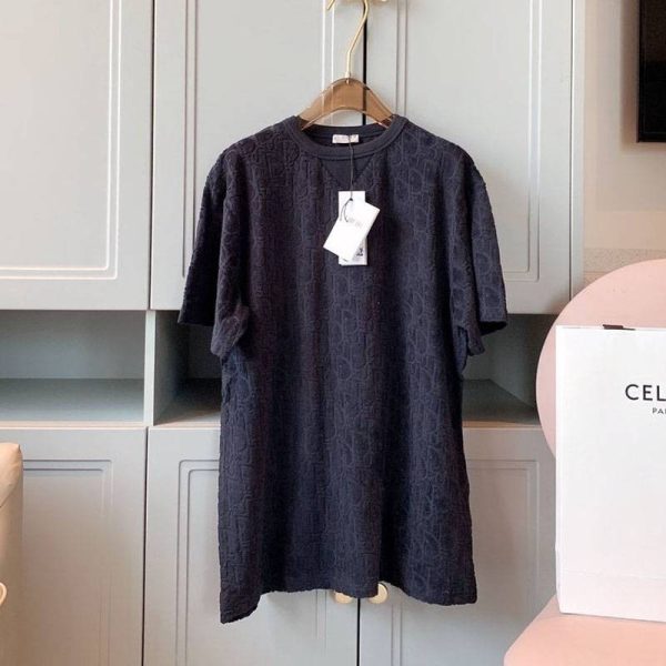 入手困難ディオール 偽物 D-オブリーク モチーフ Tシャツ deg91249 - 画像 (2)