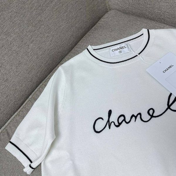 送料込シャネル ロゴTシャツ スーパーコピー shv47892 - 画像 (3)