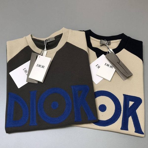 超話題!ディオール ロゴTシャツ 偽物 カラーブロッキング den15276 - 画像 (3)