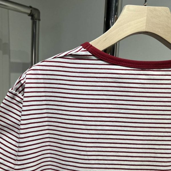 春夏新作セリーヌ PARIS ストライプ Tシャツ コピー/ コットンジャージー Cei82149 - 画像 (6)