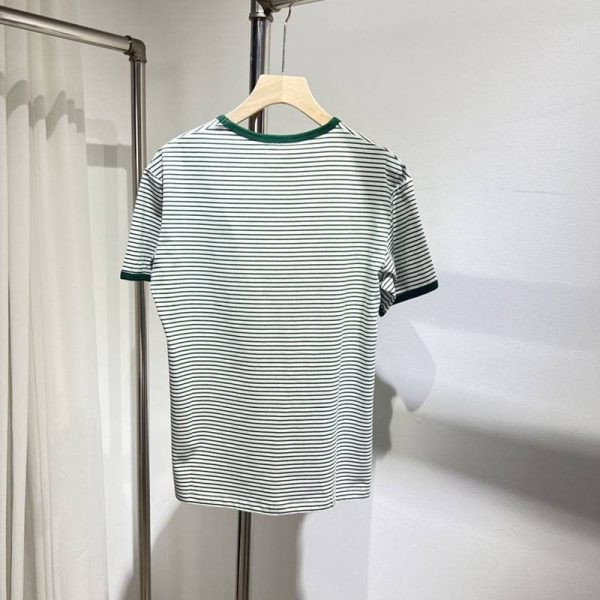 稀少セリーヌ PARIS ストライプ Tシャツ 偽物/ コットンジャージー Cec25481 - 画像 (7)