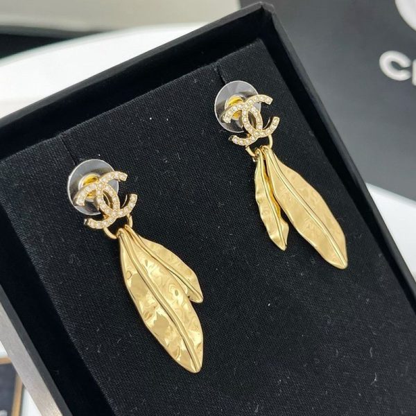 21-22AWシャネル ピアス スーパーコピー ゴールド メタル ハート shy88555 - 画像 (3)