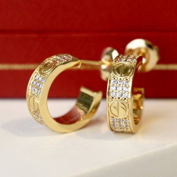 入手困難カルティエ ピアス 偽物 トリニティ イヤリング ゴールド 3色 kah14618 - 画像 (6)