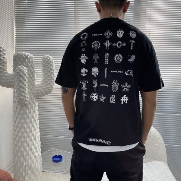 超話題!★入手困難レア!クロムハーツ マルチロゴ Tシャツ コピー 3色 Kuu70852 - 画像 (4)