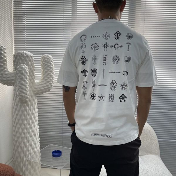 超話題!★入手困難レア!クロムハーツ マルチロゴ Tシャツ コピー 3色 Kuu70852 - 画像 (6)