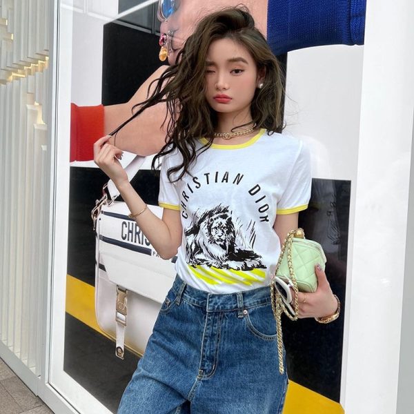 人気急上昇新作 ディオール シグネチャー入り Tシャツ コピー dem40209 - 画像 (2)
