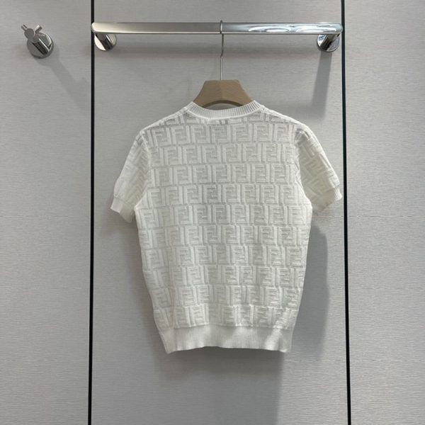 すぐ届く【フェンディ】Tシャツ クルーネック 半袖 FFロゴ コットン 偽物 fen66109 - 画像 (2)