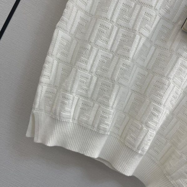 すぐ届く【フェンディ】Tシャツ クルーネック 半袖 FFロゴ コットン 偽物 fen66109 - 画像 (4)