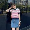 【日本未発売】グッチ ストライプ コットン 半袖 Tシャツ スーパーコピー guw08454 - 画像 (3)