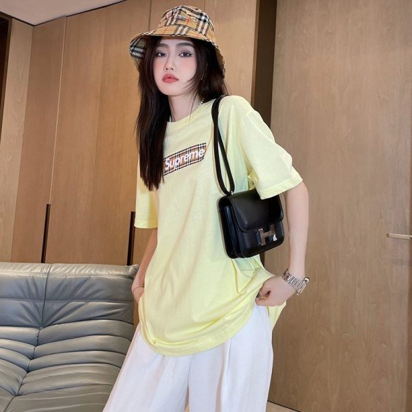 人気急上昇最強コラボ シュプリーム × バーバリー ボックスロゴTシャツ 偽物 She85649 - 画像 (4)