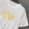 入手困難 フェンディ ROMA ロゴ クルーネック Tシャツ 偽物 feq97004 - 画像 (2)