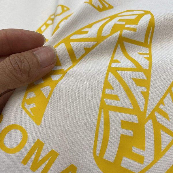 入手困難 フェンディ ROMA ロゴ クルーネック Tシャツ 偽物 feq97004 - 画像 (5)