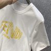 入手困難 フェンディ ROMA ロゴ クルーネック Tシャツ 偽物 feq97004 - 画像 (6)