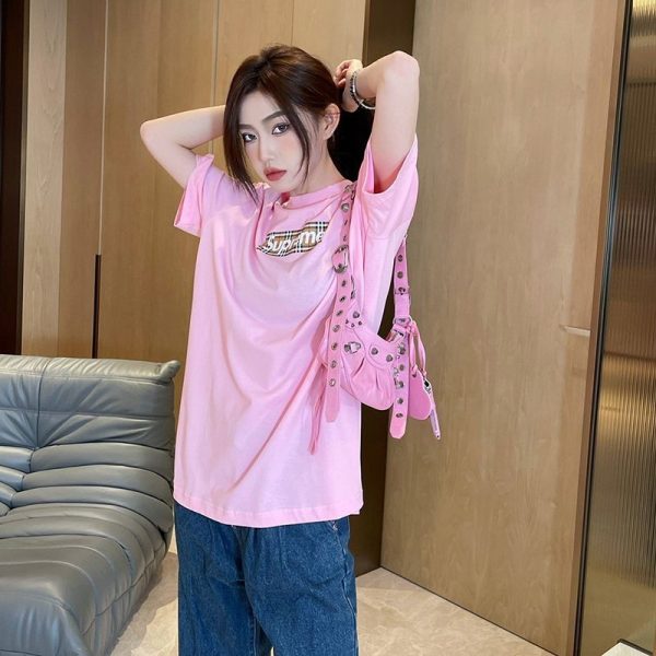 ★日本!!人気！コラボ シュプリーム × バーバリー ボックスロゴ Tシャツ コピー Shv94864 - 画像 (3)