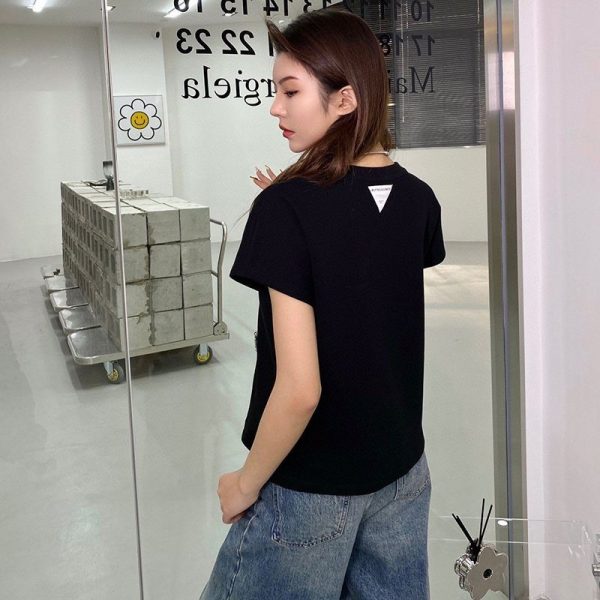 《大人気》新作 ボッテガ ヴェネタ Tシャツ コピー コットンジャージー ブラック boc25695 - 画像 (3)