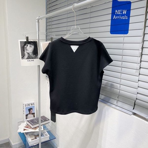 《大人気》新作 ボッテガ ヴェネタ Tシャツ コピー コットンジャージー ブラック boc25695 - 画像 (7)