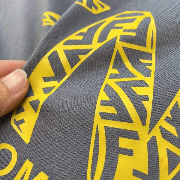 《大人気》フェンディ ROMA ロゴ クルーネック コピー Tシャツ fel93787 - 画像 (4)