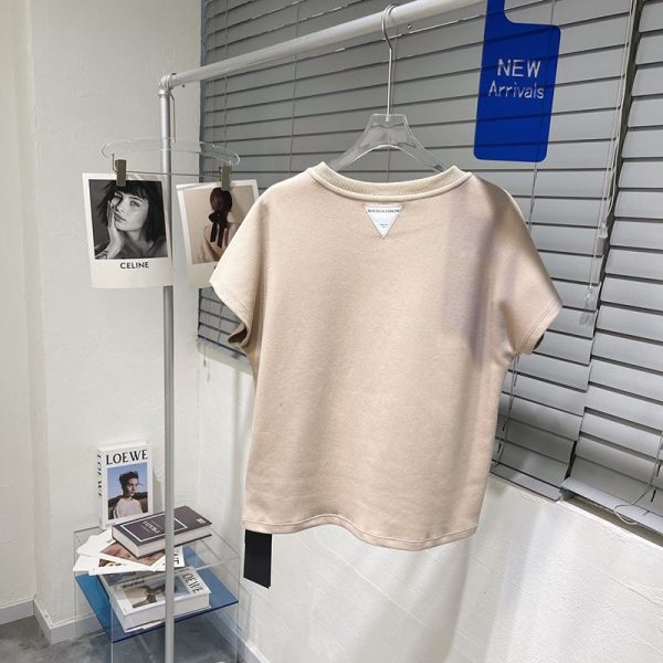 人気急上昇新作【ボッテガ ヴェネタ 偽物】Tシャツ コットンジャージー カーキ bod34831 - 画像 (6)