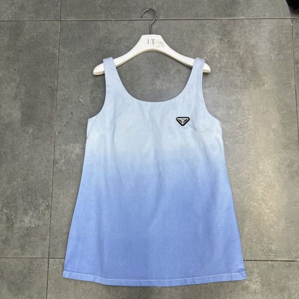 目を惹くカラー プラダ★ストレッチ ジャージー トップス コピー puu23392 - 画像 (2)