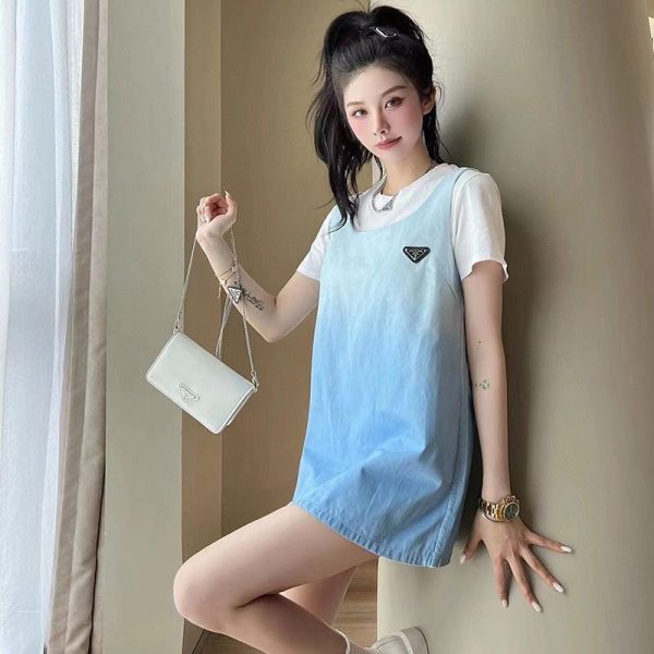 目を惹くカラー プラダ★ストレッチ ジャージー トップス コピー puu23392 - 画像 (5)