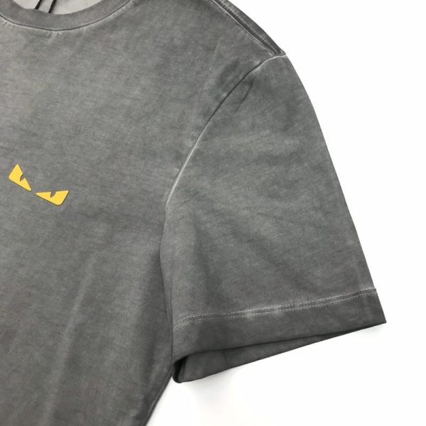 稀少 フェンディモンスター ロゴ クルーネック偽物 Tシャツ fea01225 - 画像 (5)
