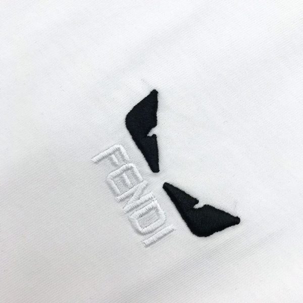 春夏新作 フェンディモンスター ロゴ 偽物 クルーネック Tシャツ fec07067 - 画像 (4)