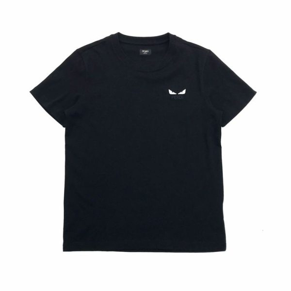 争奪戦 フェンディモンスター ロゴ クルーネック コピー Tシャツ fev46686 - 画像 (3)