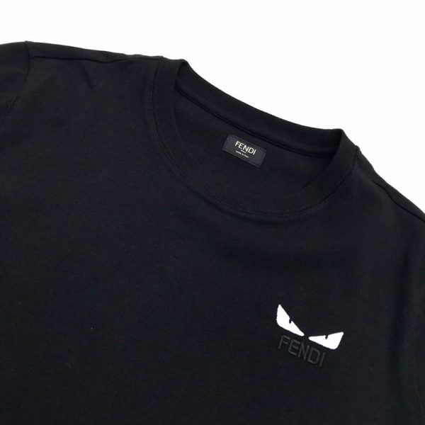 争奪戦 フェンディモンスター ロゴ クルーネック コピー Tシャツ fev46686 - 画像 (4)