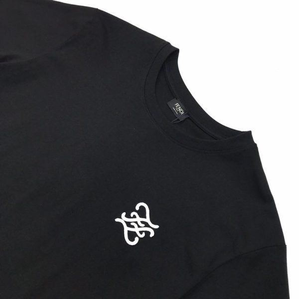 完売必至 フェンディ◆クルーネックロゴジャージーTシャツ 偽物 feo83973 - 画像 (3)