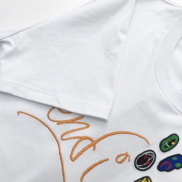 世界中で大人気♪フェンディ ROMA ロゴ クルーネック Tシャツ コピー fec93945 - 画像 (5)