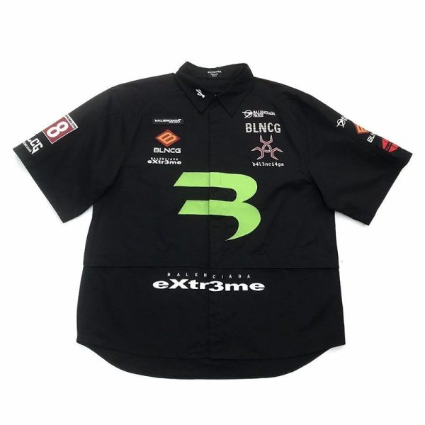 春もの新作 バレンシアガ★ミディアムフィットロゴTシャツ 偽物 bar63082 - 画像 (3)
