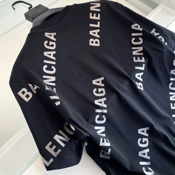 最安値挑戦 バレンシアガ●ALLOVER SPORTY LOGO フィット 偽物 Tシャツ bac98825 - 画像 (5)