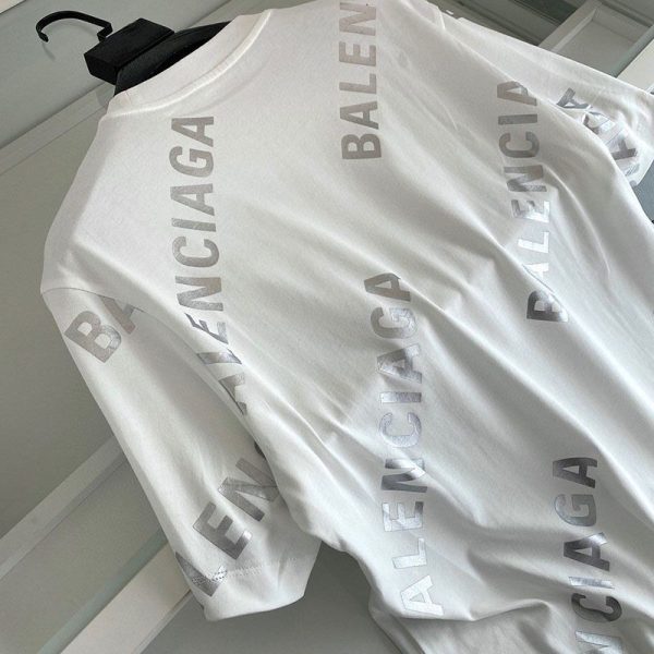 大人気！バレンシアガ●ALLOVER SPORTY LOGO フィット Tシャツ コピー bal23559 - 画像 (6)