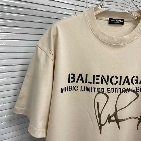 世界中で大人気♪【バレンシアガ】ロゴ入りコットン 偽物 Tシャツ bag80455 - 画像 (4)