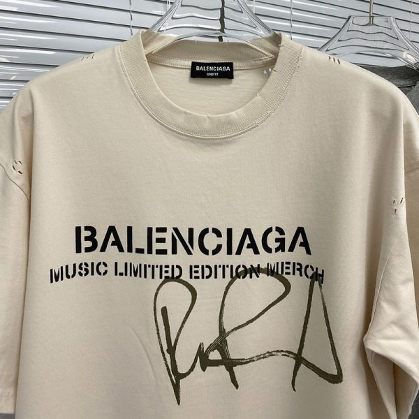 世界中で大人気♪【バレンシアガ】ロゴ入りコットン 偽物 Tシャツ bag80455 - 画像 (5)