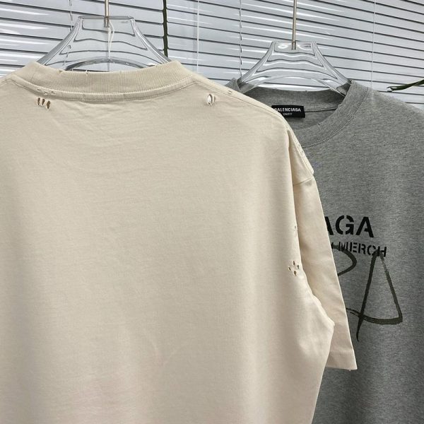 世界中で大人気♪【バレンシアガ】ロゴ入りコットン 偽物 Tシャツ bag80455 - 画像 (6)