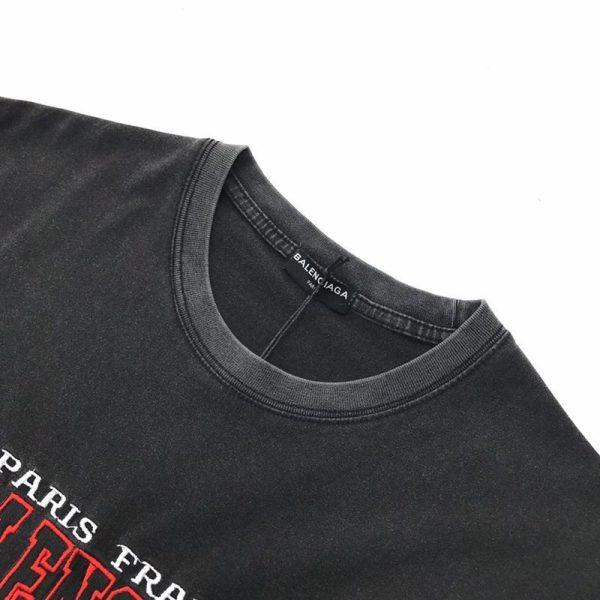 累積売上総額第１位！バレンシアガ ビンテージジャージー コピーTシャツ bac99869 - 画像 (3)