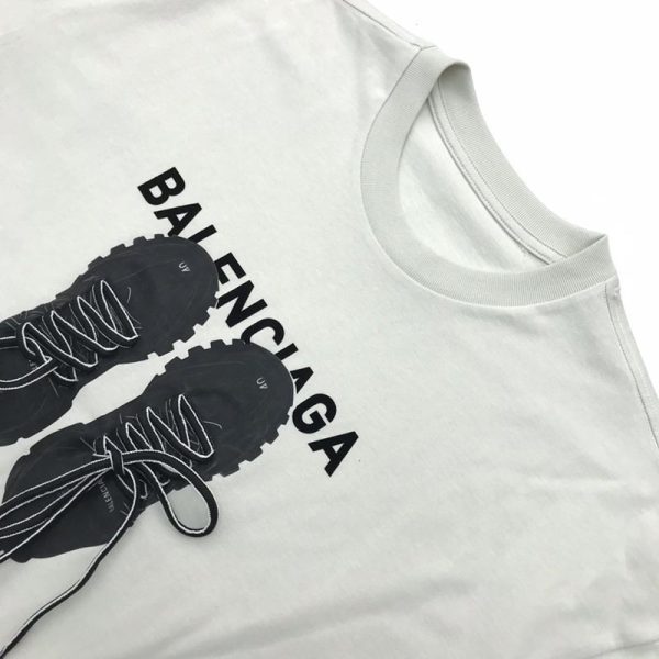 人気No1【バレンシアガ】ロゴ入りコットンTシャツ スーパーコピー bar05197 - 画像 (3)